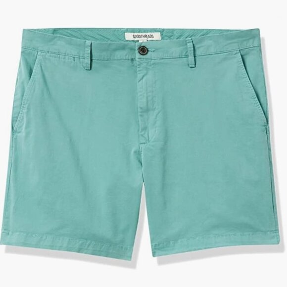 Goodthreads Other - Men's Slim-Fit 7" Flat-Front Comfort Stretch Chino Short, Size 60